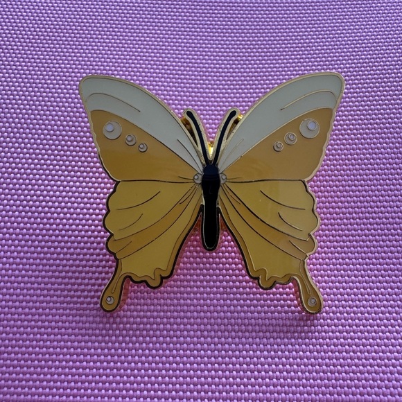 Loungefly Accessories - Loungefly Disney Beauty and the Beast Princess Belle Butterfly Pin